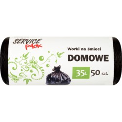 Service Pack Worki na śmieci domowe 35 l 50 sztuk
