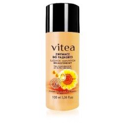 Vitea zmywacz bezacetonowy do paznokci suchych i łamliwych 100 ml