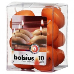 Bolsius świeczki pływające 10szt mango