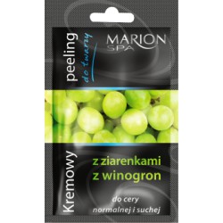 Marion Peeling Kremowy do twarzy z Ziarenkami Winogron 10ml 
