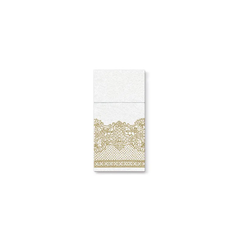 Serwetki 40 cm x 40 cm Pocket Airlaid Royal Lace (gold)