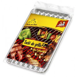 Jan Niezbędny Tacki do grilla duże 2szt + sztućce