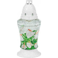 Bolsius lampion 36h anturium białe opakowanie 6szt