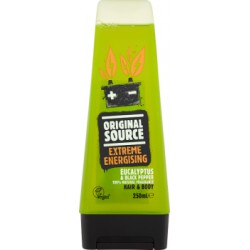 Original Source Extreme Energising Eucalyptus & Black Pepper Żel do mycia ciała i włosów 250 ml