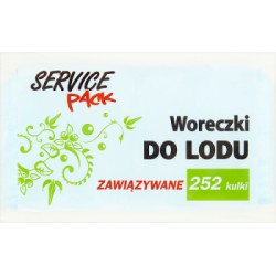 Service Pack Woreczki do lodu zawiązywane 252 kulki