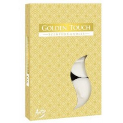 Bispol podgrzewacz tealight zapachowy 6 sztuk p15-176 Golden Touch