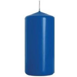 Bispol świeca walec sw50/100 niebieska 050