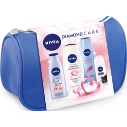 NIVEA Diamond & Care Zestaw kosmetyków + koszmetyczka