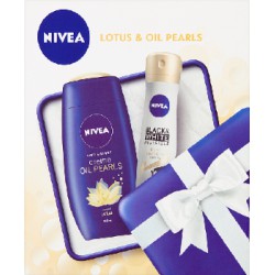 NIVEA Lotus & Oil Pearls Zestaw kosmetyków