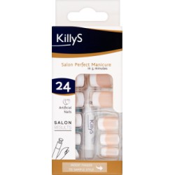 KillyS Sztuczne paznokcie z klejem 24 sztuki