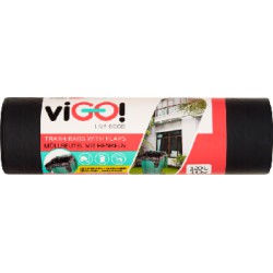 Quickpack viGO! Worki na śmieci z uszami 120 l 10 sztuk