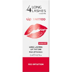Long4Lashes long lasting lip tatoo tint 24h red intuition 8 ml