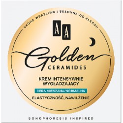 AA Golden Ceramides krem intensywnie wygładzający na noc cera mieszana/normalna 50 ml