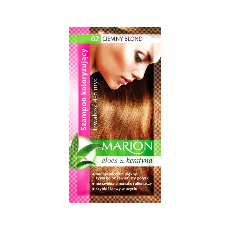 Marion szamponetka Ciemny Blond 62 szampon koloryzujący 40ml