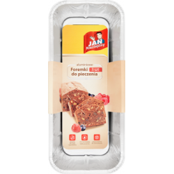 Jan Niezbędny Foremki do pieczenia aluminiowe pasztet 3 sztuki