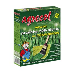 Agrecol Nawóz do trawników- przeciw żółknięciu traw 1 kg