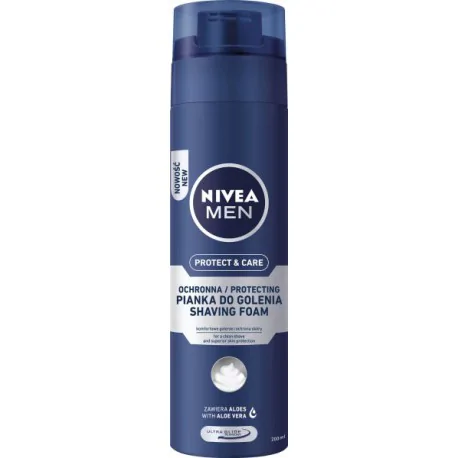 Nivea MEN Protect & Care Pianka do golenia nawilżająca 200 ml