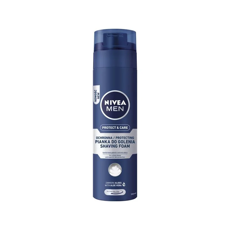 Nivea MEN Protect & Care Pianka do golenia nawilżająca 200 ml