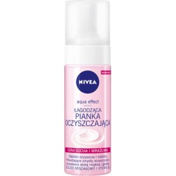 NIVEA Aqua Effect Łagodząca pianka oczyszczająca cera sucha i wrażliwa 150 ml