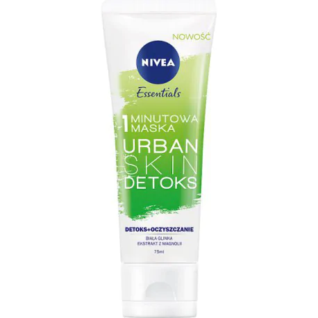 NIVEA Essentials Urban Skin Detoks 1 minutowa maska 75 ml