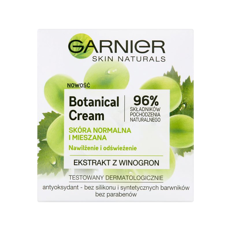 Garnier Botanical Cream Krem nawilżający ekstrakt z winogron 50 ml