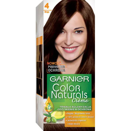 Garnier Color Naturals Creme Farba do włosów 4 Brąz