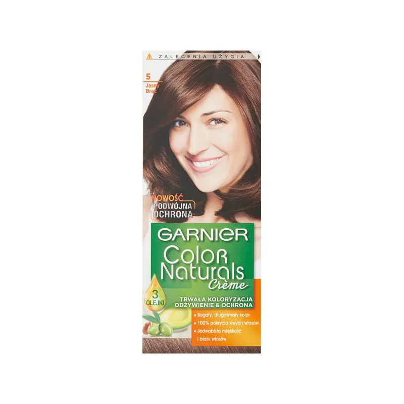 Garnier Color Naturals Creme Farba do włosów jasny Brąz 5