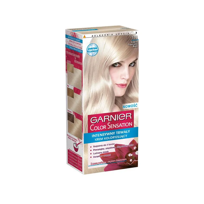 Garnier Color Sensation Farba do włosów 111 Srebrny superjasny blond