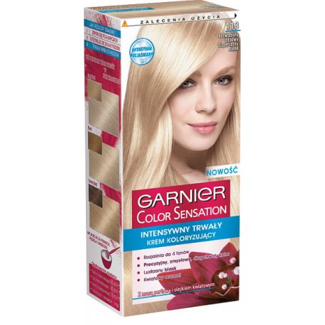Garnier Color Sensation Farba do włosów 113 Jedwabisty beżowy superjasny blond