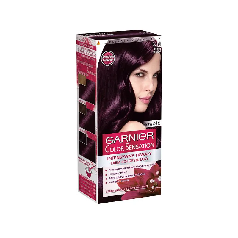 Garnier Color Sensation Farba do włosów 3.16 Głęboki ametyst