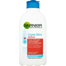Garnier Czysta Skóra Active Tonik matujący i redukujący niedoskonałości 200 ml