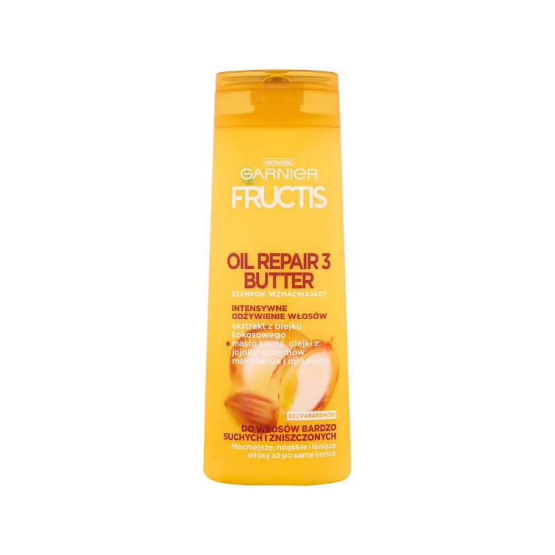 Garnier Fructis Oil Repair 3 Szampon wzmacniający do włosów bardzo suchych i zniszczonych 400 ml