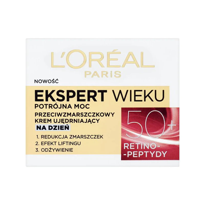 Loreal Paris Ekspert Wieku 50+ Przeciwzmarszczkowy krem ujędrniający na dzień 50 ml