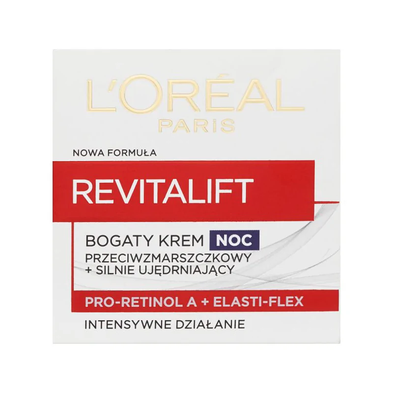 Loreal Paris Revitalift Bogaty krem przeciwzmarszczkowy na noc + silnie ujędrniający 50 ml