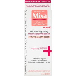 Mixa BB Krem łagodzący przeciw zaczerwienieniom naturalny jasny odcień 50 ml