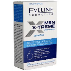 Eveline Łagodzący podrażnienia balsam + krem nawilżający po goleniu 6w1 150 ml
