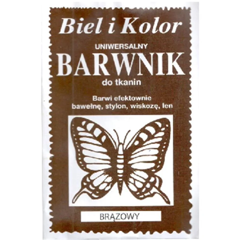 Barwnik do tkanin brąz 10 g