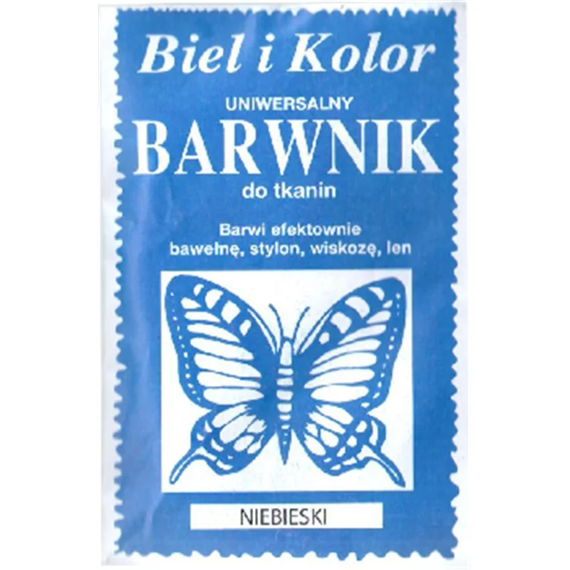 Barwnik do tkanin niebieski 10 g