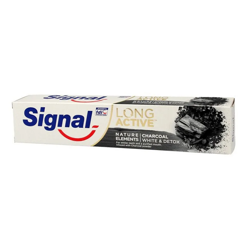 Signal pasta z aktywnym węglem Long Active Nature Charcoal 75ml