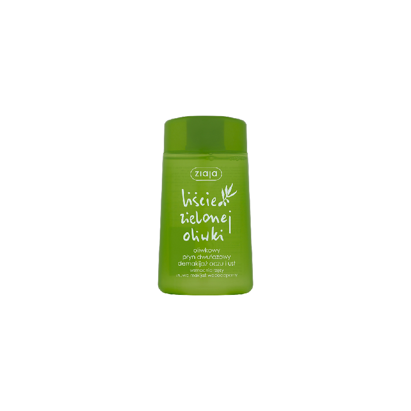 Ziaja Liście zielonej oliwki Oliwkowy płyn dwufazowy demakijaż oczu i ust 120 ml