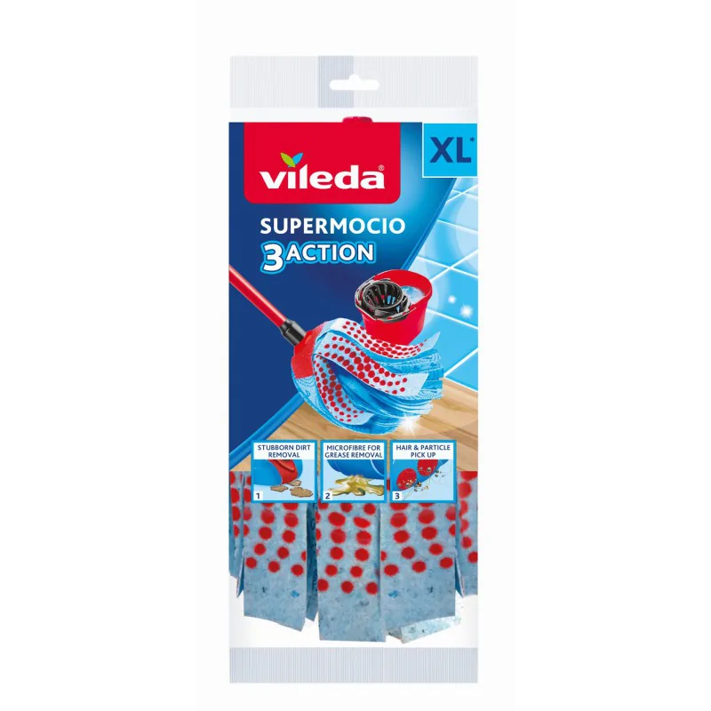 Vileda wkład do mopa 3 Action Velour XXL