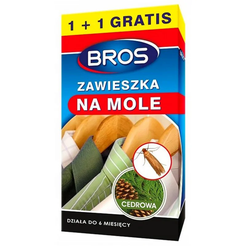 Bros zawieszka na mole cedrowa 2szt