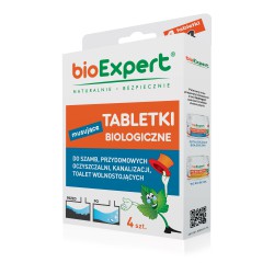 BioExpert Biologiczne Tabletki musujące do szamb i przydomowych oczyszczalni 4 szt width=