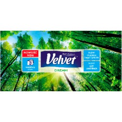 Velvet Dream Chusteczki uniwersalne 3 warstwy 90 sztuk