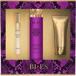Bi-es zestaw Velvet Skin perfumetka + woda perfumowana + żel pod prysznic