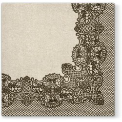 Serwetki PAW WE CARE ROYAL LACE BLACK SDLE089218