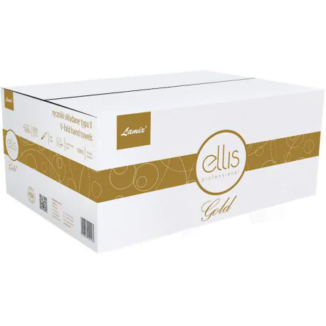 Lamix ręczniki ZZ 2500 Ellis Professional Gold białe