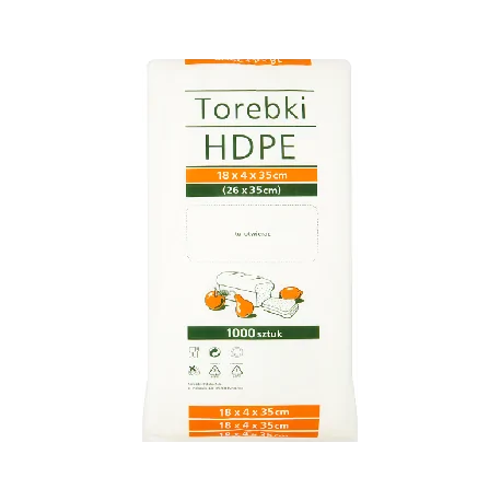 Torebki HDPE 26 x 35 cm 1000 sztuk