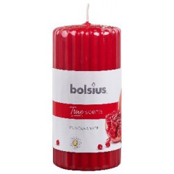Bolsius Świeca pieńkowa zapachowa 120/58 True Scents Granat