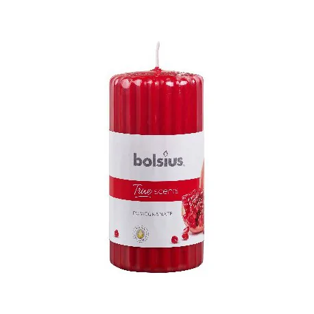 Bolsius Świeca pieńkowa zapachowa 120/58 True Scents Granat